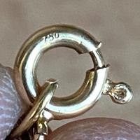 Collana con delle pietre Ambra da donna oro 18kt