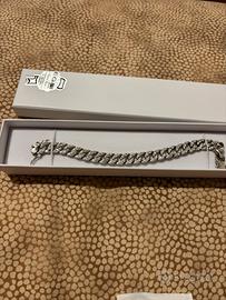 Bracciale  in argento e zirconi tipo Chanel