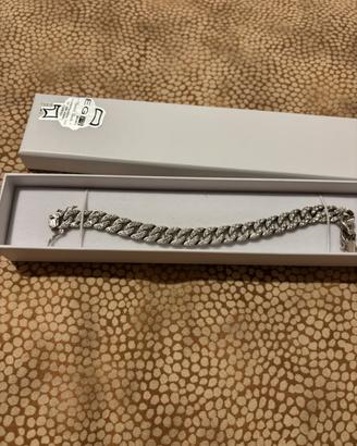 Bracciale  in argento e zirconi tipo Chanel