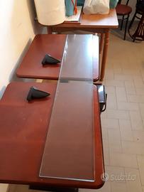 Mensole in vetro con reggimensola