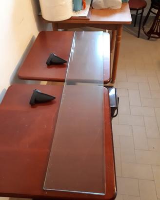 Mensole in vetro con reggimensola