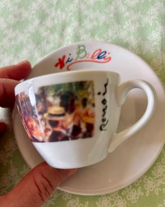 Tazzina da caffè d'arte Renoir “I Belli” da collez