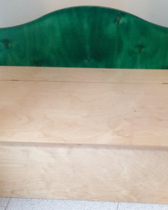 Cassapanca porta giochi in legno