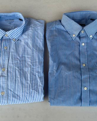 Set di 2 camicie azzurrw a righe OVS