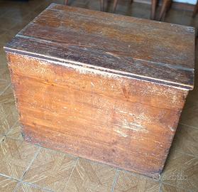 Cassapanca in legno vintage