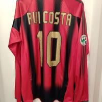 maglia match worn issued Rui Costa Milan 2004/05