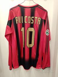 maglia match worn issued Rui Costa Milan 2004/05