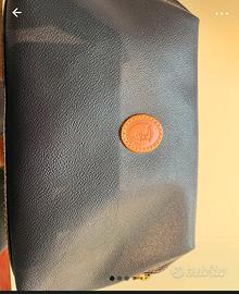 Pochette Trussardi in pelle martellata