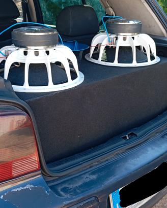 2 subwoofer lfr lu15se con box