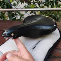 sella B67 nera BROOKS city universal molle cromate