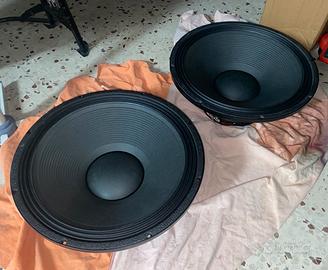 2 Subwoofer 18 pollici Master Audio 800w RMS
