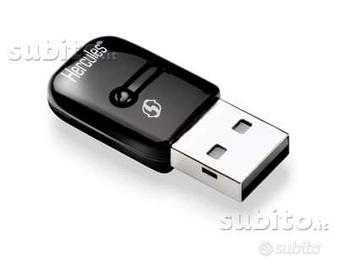 USB mini wireless Hercules alta vel. 300mbps nuova