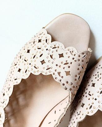 Sandali con tacco n.37 coquette fairy elegant 