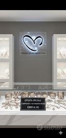 Prendiamo Argento puro e 800/925% in contanti. 