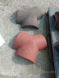 Tre vie e quattro vie per tegole