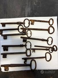 Antiche chiavi armadio vintage antiche