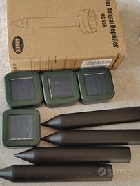 Dissuasori Solari 4 da Giardino a Ultrasuoni – Rep