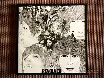 Stampa REVOLVER THE BEATLES + cornice con vetro