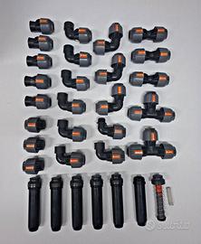 Lotto Raccordi 25 mm + irrigatori GARDENA