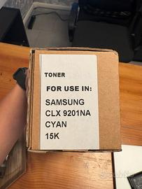 Toner stampante SAMSUNG CLX 9201NA cyan