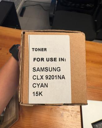 Toner stampante SAMSUNG CLX 9201NA cyan