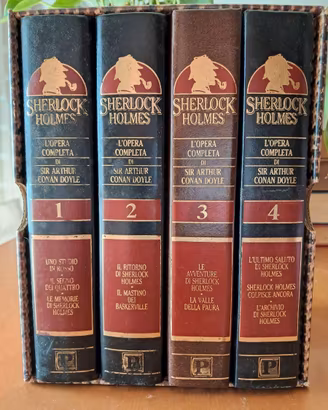 Libri cofanetto raccolta completa Sherlock Holmes