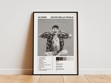 Poster Ultimo "Colpa delle favole" A3