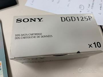 10 cartucce DAT Sony DDS‑3 nuove sigillate