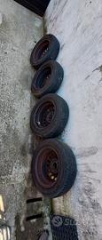  9 cerchi in ferro da 13" 4x108