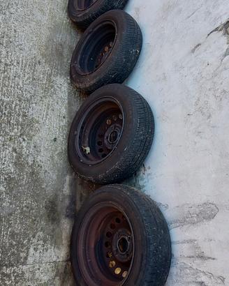  9 cerchi in ferro da 13" 4x108