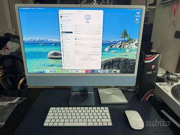 iMac 24” Apple M1 pari al nuovo con scatola