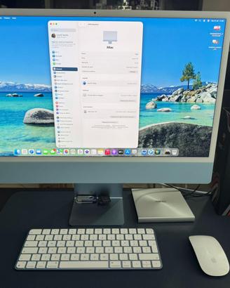 iMac 24” Apple M1 pari al nuovo con scatola