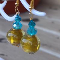 Orecchini in vetro soffiato Murano 