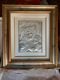 Madonna della Seggiola Raffaello argento 925