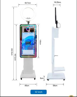 specchio magico con touch screen da 32 pollici, ma