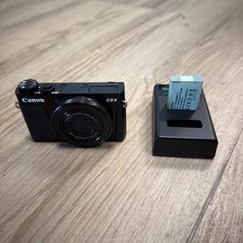 Canon powershot G9X mark ii + 2 batterie
