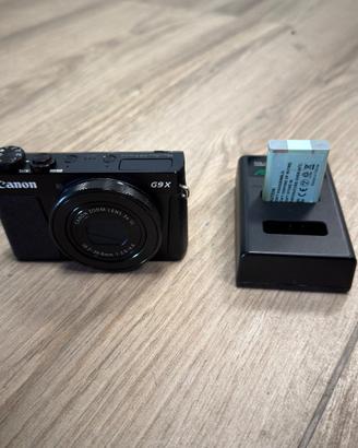 Canon powershot G9X mark ii + 2 batterie