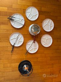 Pentola bourguignonne + fornello e posate