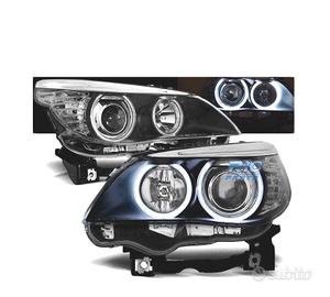FARI BMW E60 E61 03-07 OCCHI ANGEL CCFL NERI