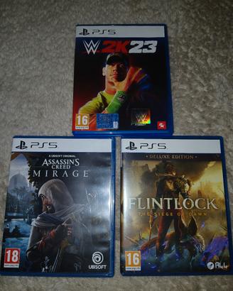 PS 5 ( 3 giochi )