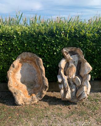Vasche per laghetto da giardino effetto roccia
