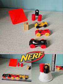 Hasbro Nerf Nitro macchine, rampa, ruote e bidoni
