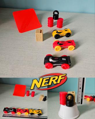 Hasbro Nerf Nitro macchine, rampa, ruote e bidoni
