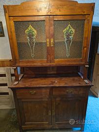 Credenza vintage in ciliegio e pioppo