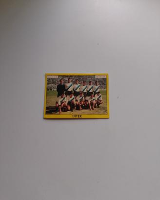 Figurina Panini 66/67 squadra Inter coppe