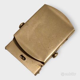 bukle fibbia metallica color argento