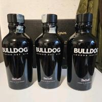 Bottiglie vuote Gin bulldog 3 Pezzi