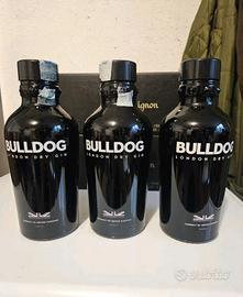 Bottiglie vuote Gin bulldog 3 Pezzi