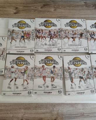 Lotto 9 Dvd I grandi del tennis Gazzetta d. Sport