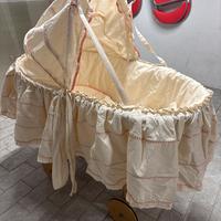 Culla in vimini per neonati